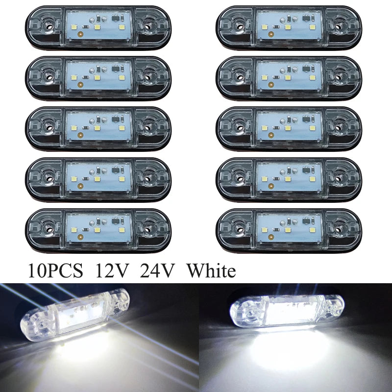 12V 24V Truck Accesorios Trailer Car External Lights Warning Tail Light Signal Brake Lamps for Truck Trailer Lorry Bus