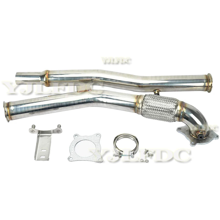 Car Exhaust Downpipe Fits for VW Golf GTI MK5 MK6 Jetta 2.0T Turbo Down Pipes For Audi A3 2.5inch - 3inch Downpipe Accessories