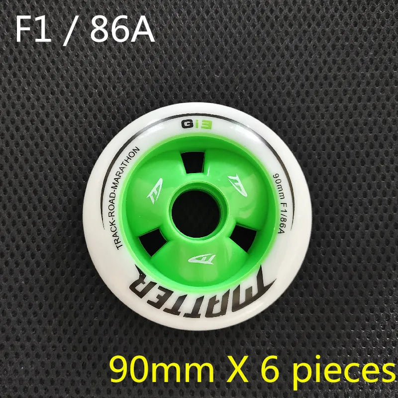 MATTER Gi3 inline speed skates tyre G13 speed skating wheels 86A 90mm 100mm 110mm Track Road Marathon Race ruedas F1 Speed Wheel