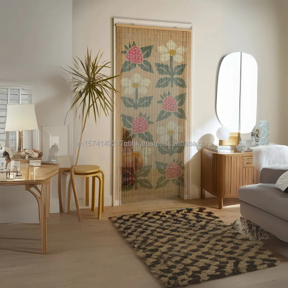 Handmade Bamboo Window Curtain Artistic Home Decoration Vietnamese Manufacturer