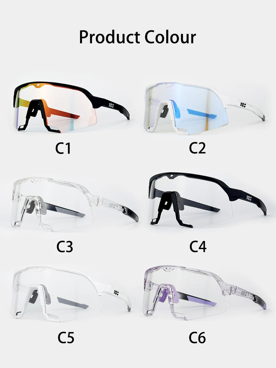 New Photochromic Sunglasses Outdoor Sports Bike Cycling Glasses Man MTB Hiking Glasses Women Driving Bicycle UV400 Goggles