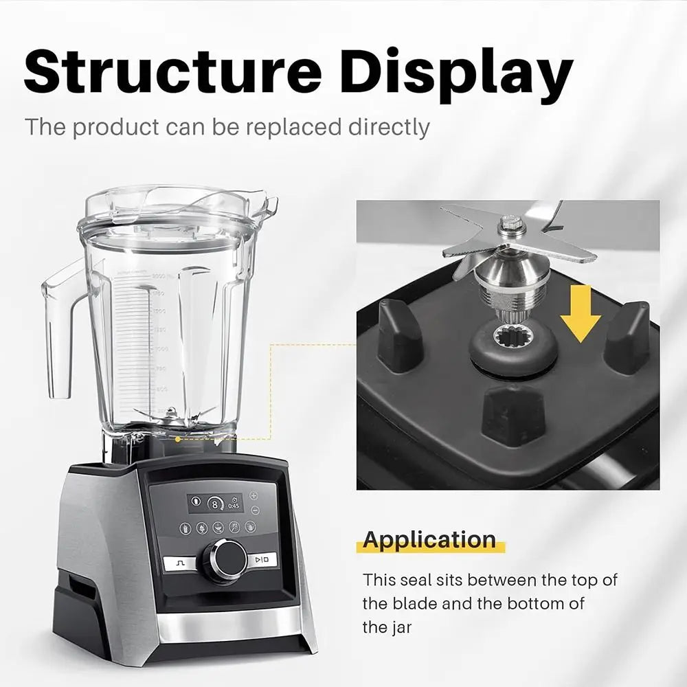 1Set Mushroom Head Connector Blender Drive Socket Black Universal Blender Spare Parts with Wrench Screw for Vitamix Blender