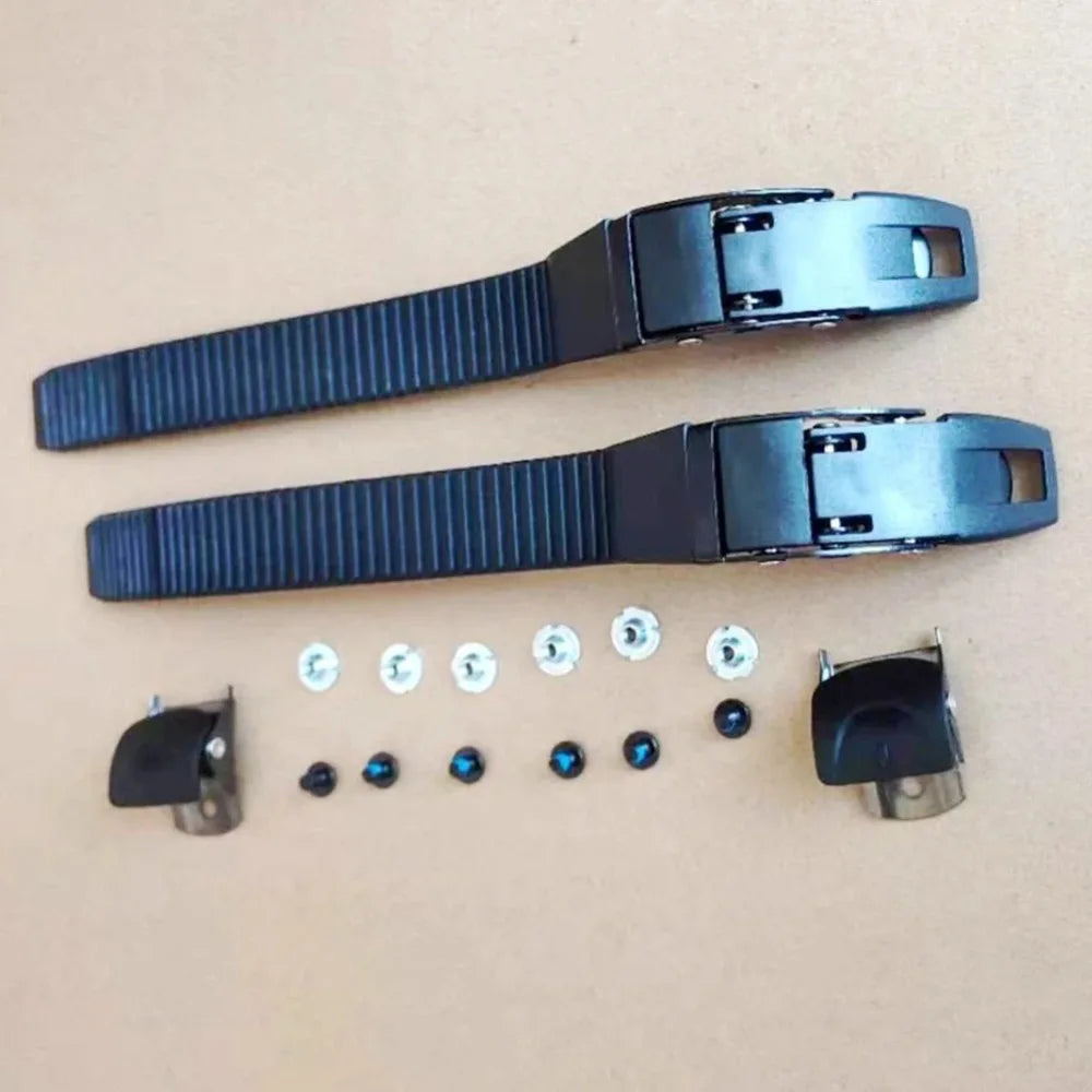 Screws Nut Roller Skates Strap Speed Skates Safety Inline Skate Fastening Straps Black Plastic Skate Strap Buckle Outdoor Sports