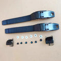 Screws Nut Roller Skates Strap Speed Skates Safety Inline Skate Fastening Straps Black Plastic Skate Strap Buckle Outdoor Sports