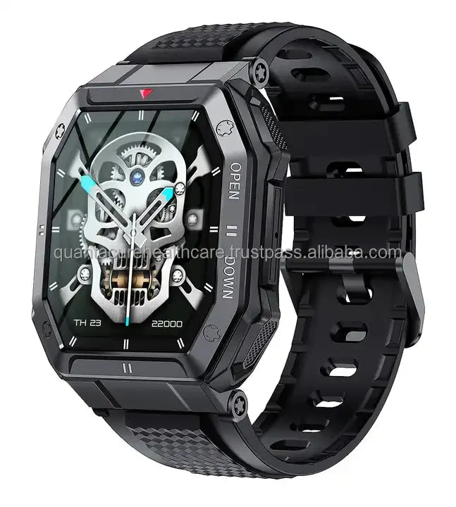 F10 VK55 Smart Watch IP67 Waterproof Fitness Tracker Heart Rate Monitor Sleep Tracker Thermometer Calendar Alloy Case Stylish