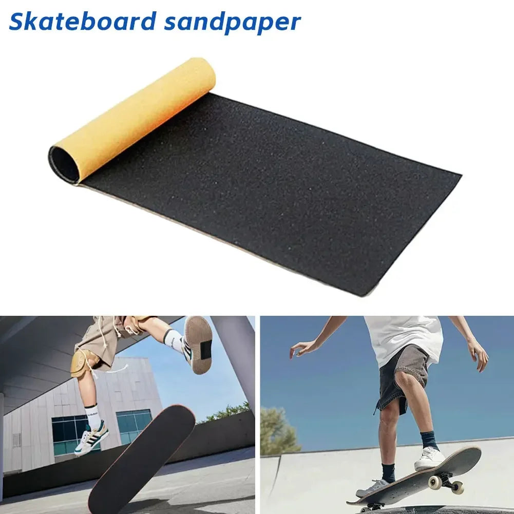 Universal 81*21cm Pro DIY Skate Board Anti-slip Sandpaper Wear resistance Sandpaper Decks Sticker PVC Waterpoof Anti-slip Tape