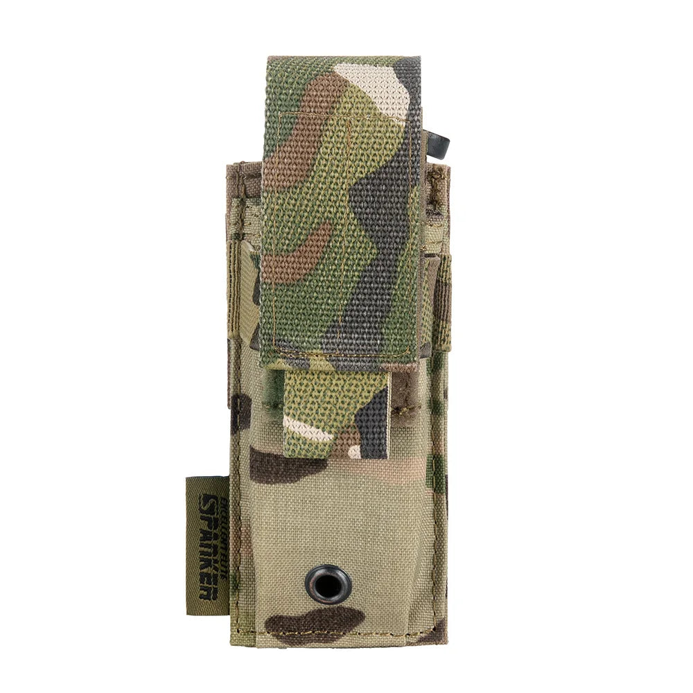 Airsoft Molle Pistol Pouch Tactical Single Magazine Pouch Flashlight Pouches 9mm Mag Bag Holder Bag Universal  Hunting Accessor