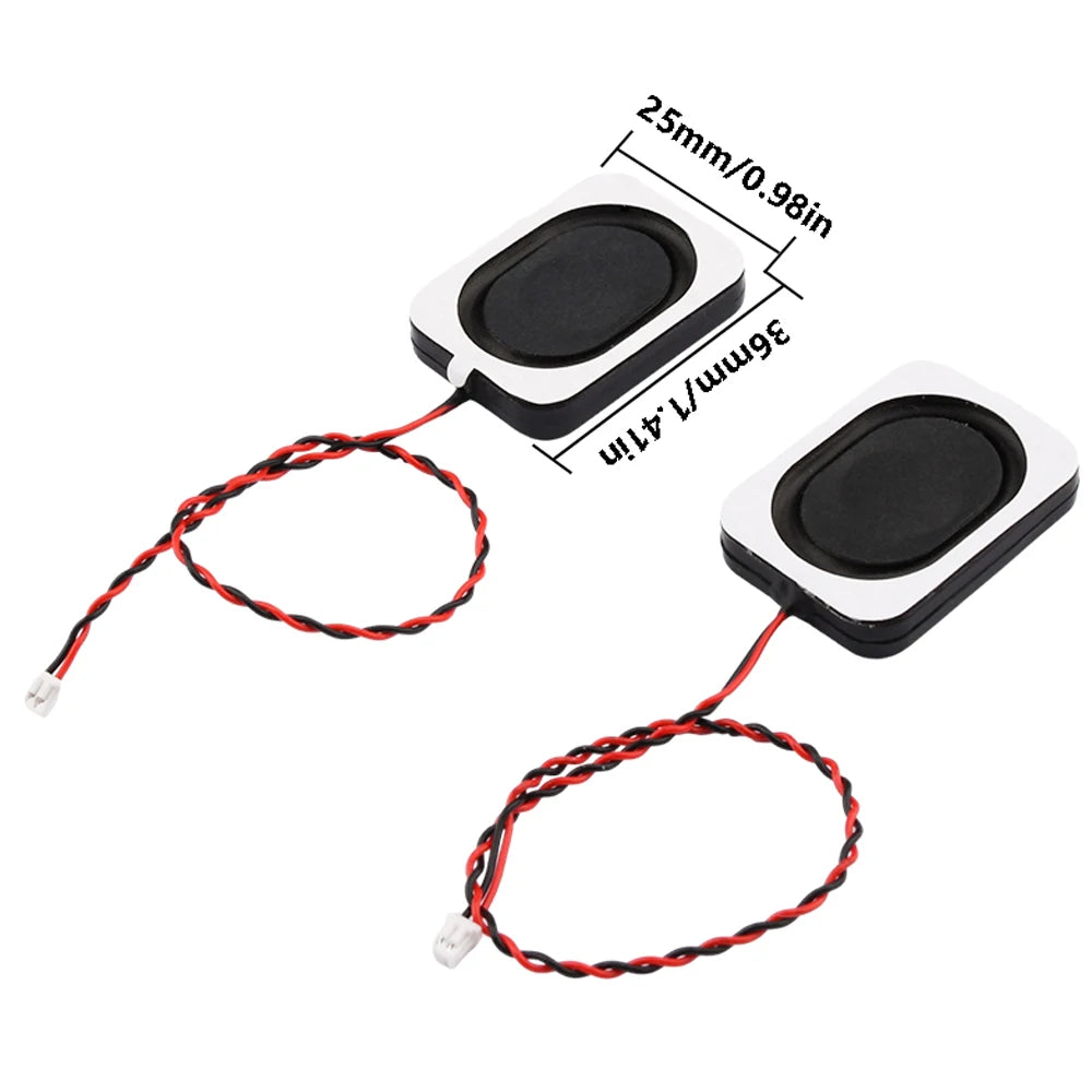 1PCS 4 Ohm 3w 8 Ohm 2W Speaker Square Small Cavity Notebook Computer 3525/2535 Ultra-thin Box Speaker DIY