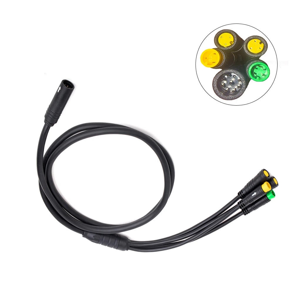 1T4 Main Cable for Bafang 8FUN, Mid Hub Motor Kits, E-Bike, BBS01B, BBS02B, BBSHD Connect, Brake Display, Electric Bicycle