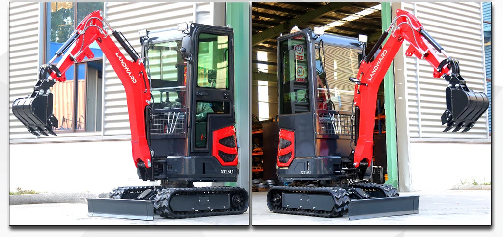3.5 Ton Mini Excavator Hydraulic Pilot Controls Kubota Engine 2 Ton High-Efficiency Home Mini Digger 1.8T Farm Bagger Customized