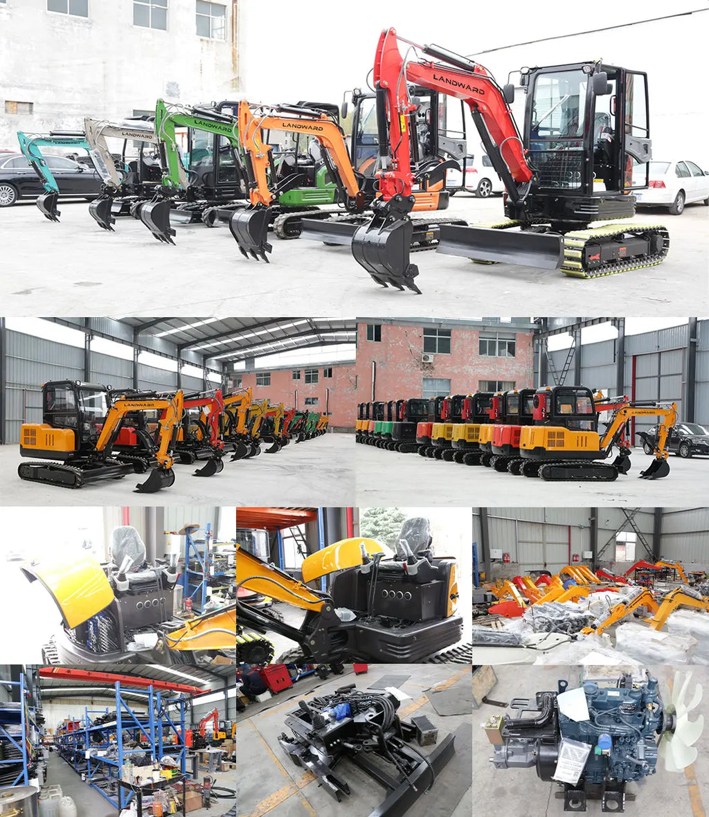 LANDWARD YANMAR Excavator 2.5 Tons Mini Excavator Optional Engine 24HP XT25U Crawler Cab Mini Excavator 3 Tons Euro 5 Customized