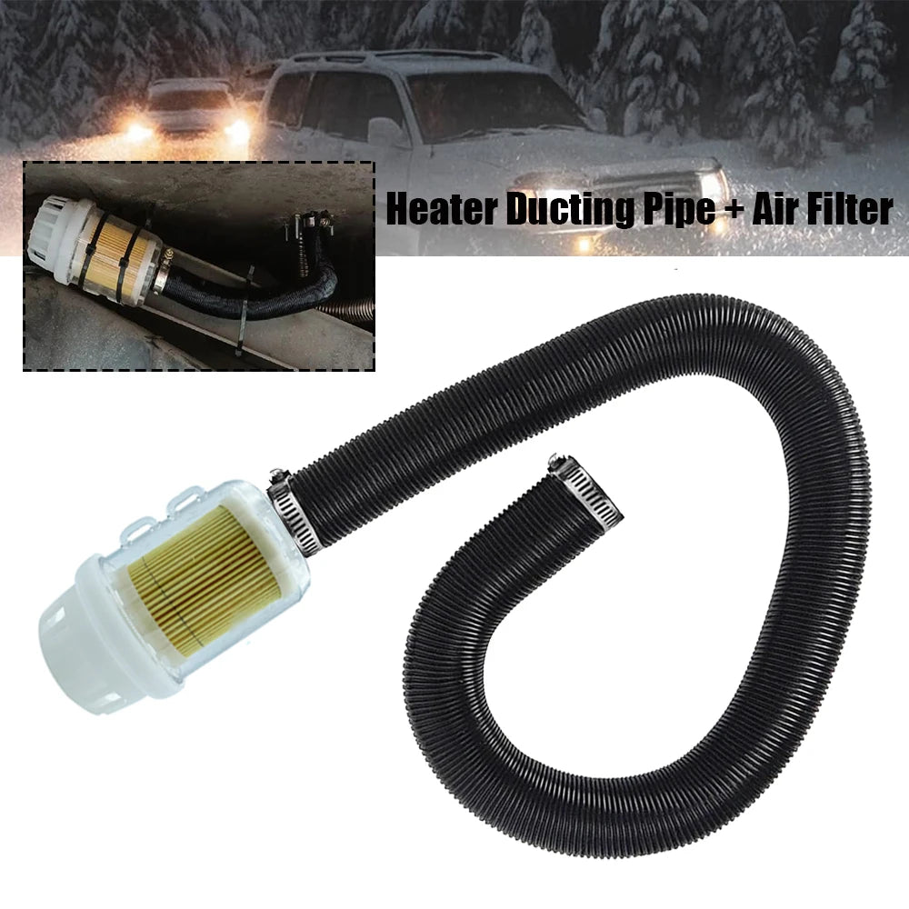 Air Diesel Heater Duct Pipe 25mm Diameter 0.6/1/2M Length Air Intake Filter for Webasto Dometic Eberspaecher