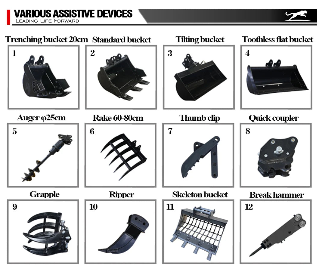 Landward Factory 3 Ton Mini Excavator Customize Small minibagger Wholesale excavators Hydraulic 2.5 ton Mini Excavators Machine