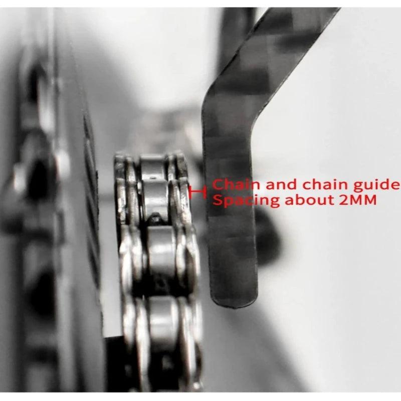 1/3Pcs Chain Guide Carbon Fiber Chain Stabilizer Drop Keeper for Road Bike Chain Catcher Bike Accessories