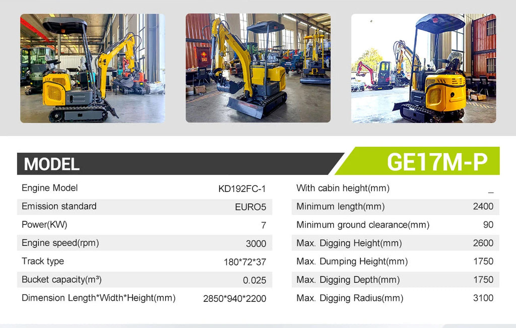 Multifunctional Mini Excavator 0.8-1 Ton Tiny Digger for Indoor Construction Narrow Space Soil Moving