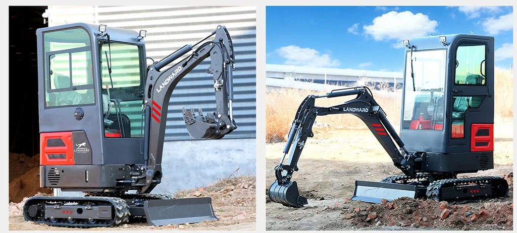 3.5 Ton Mini Excavator Hydraulic Pilot Controls Kubota Engine 2 Ton High-Efficiency Home Mini Digger 1.8T Farm Bagger Customized