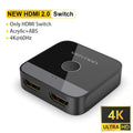 Vention New HDMI 2.0 Splitter Switch 2 in 1 4K@60Hz HDMI Bi-Directional Switcher Converter Monitor Adapter for PS5 Xbox Laptop