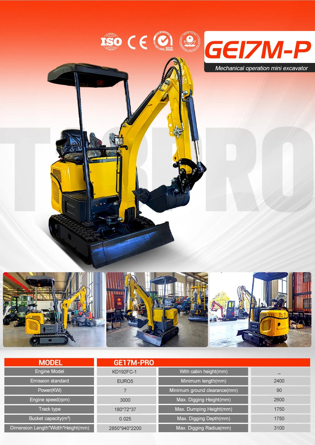 Wholesale Mini Excavators1.8 Ton Fast Delivery Multifunctional Mini Digger Machine Customize EPA Engine Small Excavator Digger
