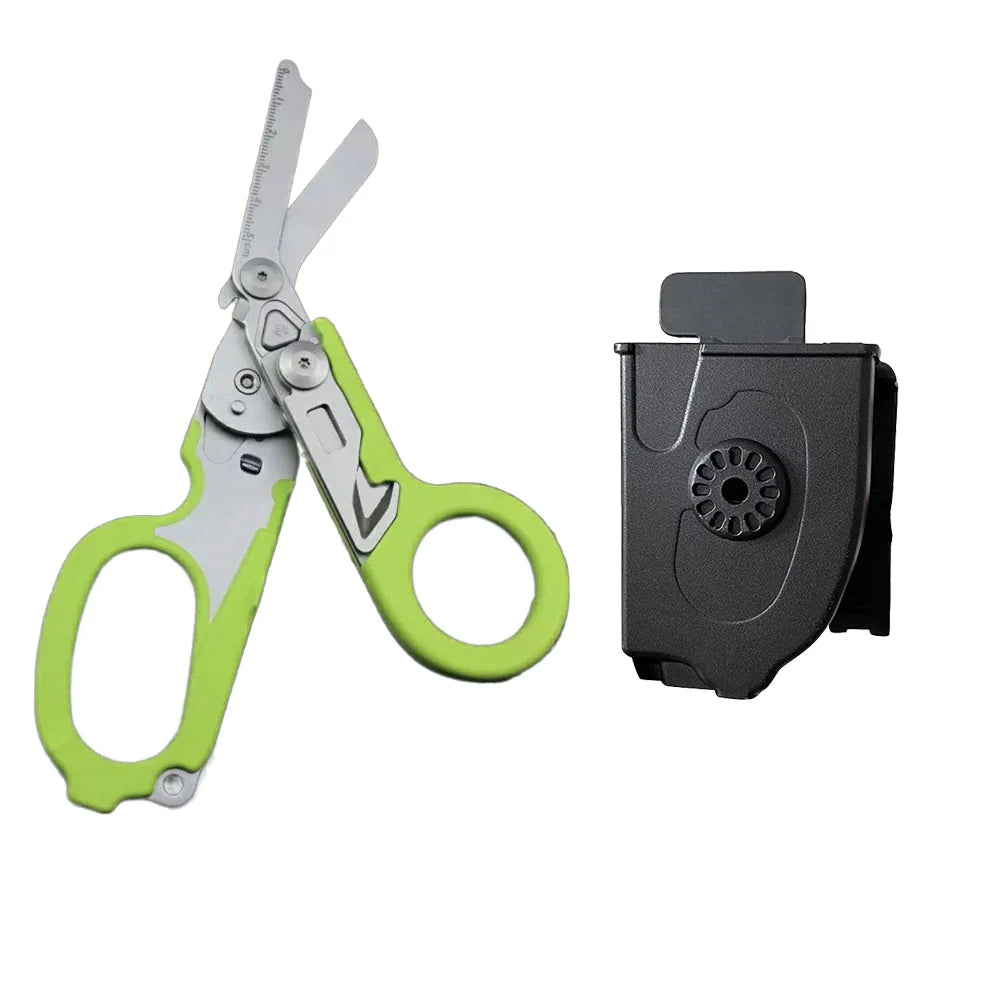 6 In1 Multifunction Medical Emergency Response Raptors Shears Foldable Scissors Pliers Tactical Outdoor Survival Tool Equipmen