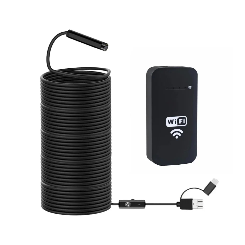 40m Fish Finder Underwater Fishing Endoscope Camera 960P Cars Sewer Inspection Borescope Waterproof 3In1 For Usb Android Type-C
