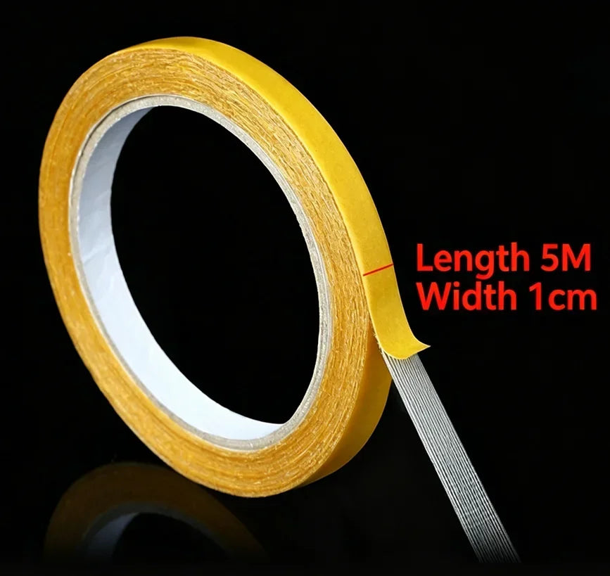 1Pc Super Thin Grid Double Sided Adhesive Tape Heavy Duty Waterproof Translucent Mesh Traceless Strong Fixing Adhesive Sticker