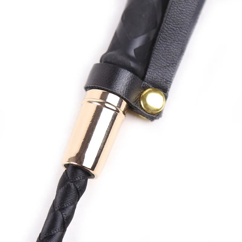 Riding Crop Durable Equestrian Training PU Leather Outdoor Portable Pointer Lightweight Non Slip With Handle Horse Whip Racing