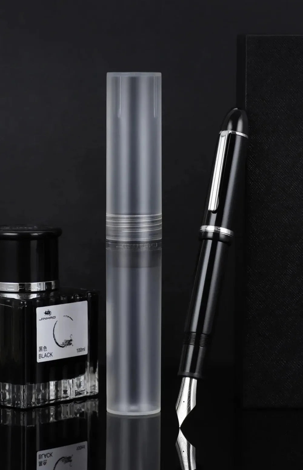 Jinhao X159 Classic ABS Fountain Pen 0.5mm/0.38mm Nib Ink Pens Set, Elegant Office Stationery Supplies