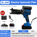 10-240mm Rechargeable Electric Hydraulic Wire Clamp Nippers SL240 Nose Brushless Motor Terminal Crimping Tool for Electricians
