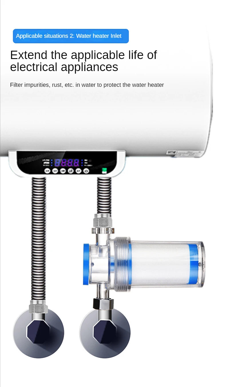Purifier Output Universal Shower Filter PP Cotton Shower Strainer Water Pre-filter For Washing Machine Kitchen Faucet Accessory