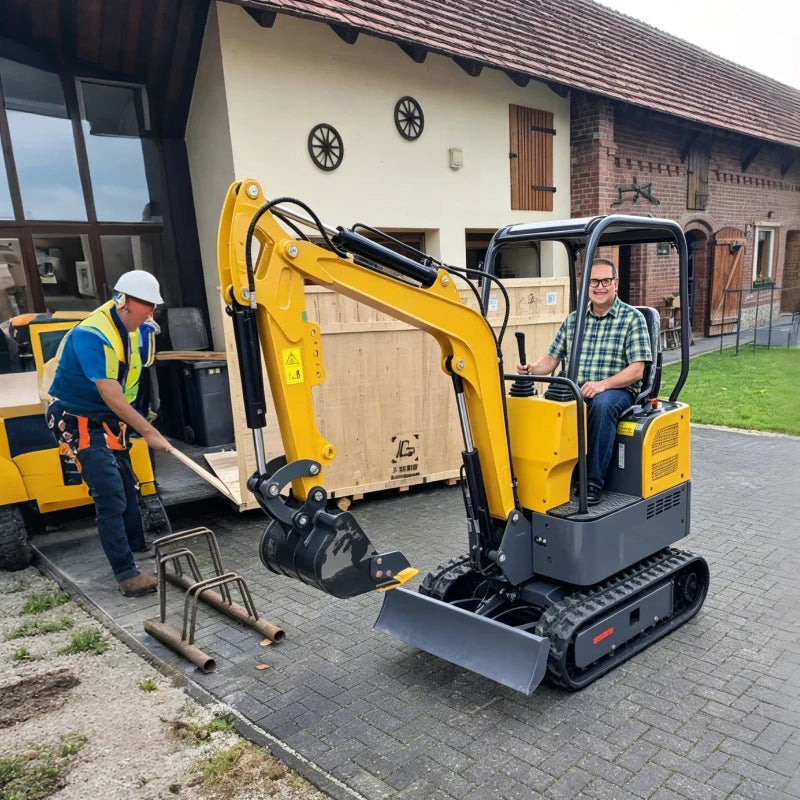 Strong Load Bearing Capacity Hydraulic Crawler Mini Excavator Durable And Reliable Mini Excavator With Customized Cab