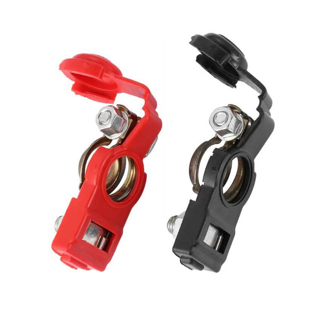 2PCS Car Auto Quick Release Battery Terminal Connector Clamps Iron Clamps  Caravan Truck Clips For Car