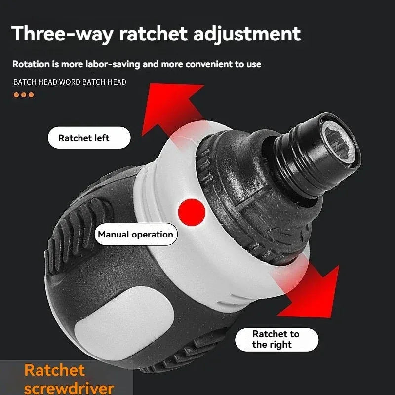 Multifunctional Triangular Plum Blossom Cross Inner Screwdriver Ratchet Screwdriver Set Short Shaped Radish Head High Hardness