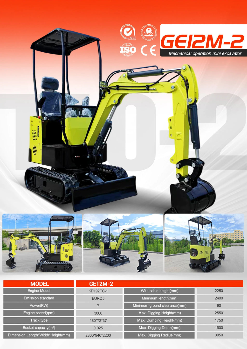 Wholesale Mini Excavators1.8 Ton Fast Delivery Multifunctional Mini Digger Machine Customize EPA Engine Small Excavator Digger