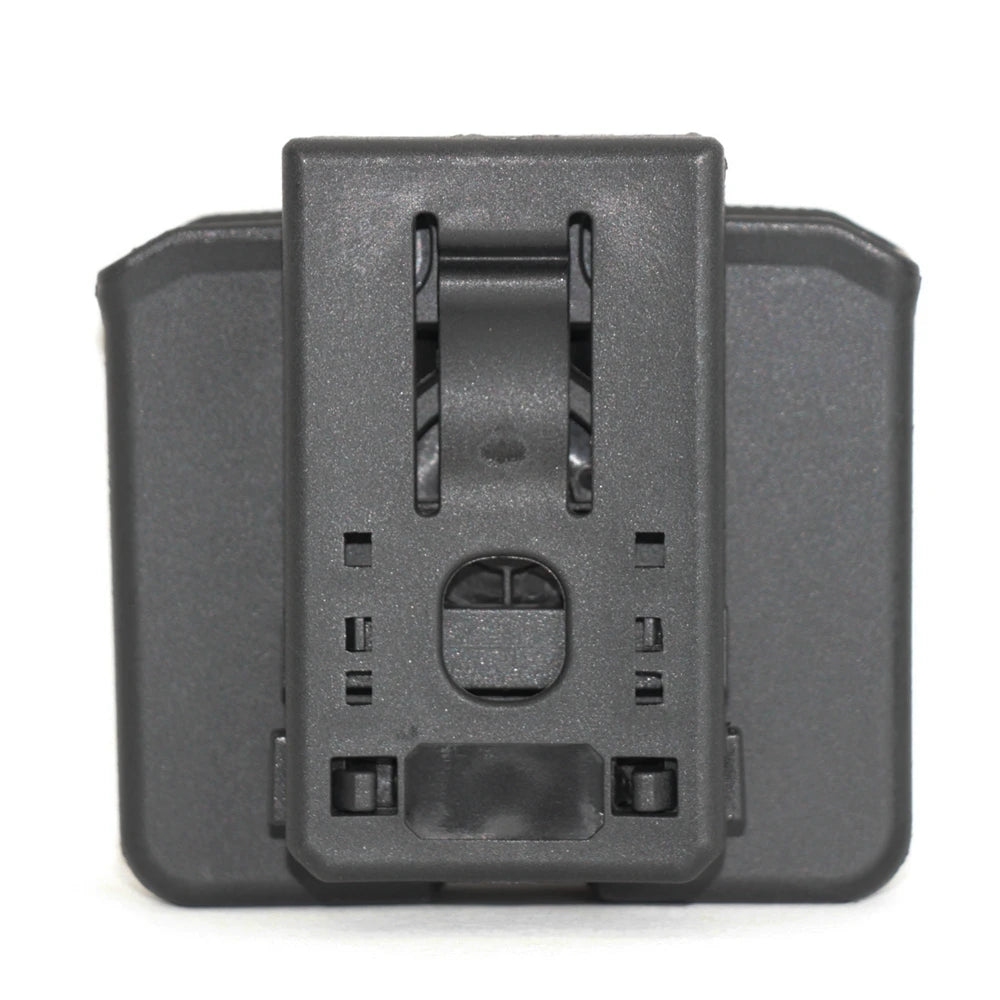 9mm Double Magazine Pouch Hunting 45acp Stack For Pistol Airsoft 1.5-2.5inch Tactical Belt Universal Adjustable Bag for Shooting