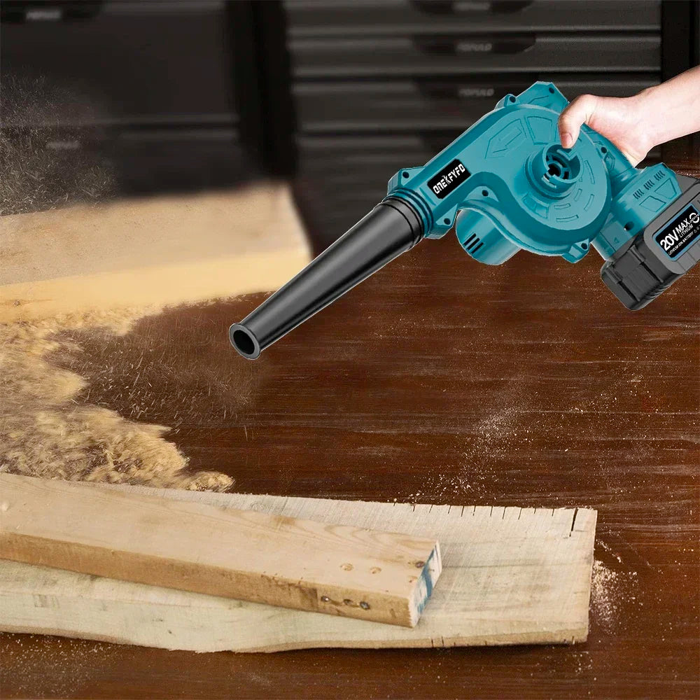 2-in-1 Electric Cordless Garden Leaf Air Blower Computer Dust Collector Dust Snow Blowing Power Tools For Makita 18V Battery