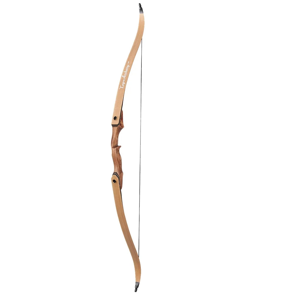 Toparchery Handmade Wood Recurve Bow 30-50lbs Split Takedown Hand for Outdoor  Target Sports Hunting Accessories