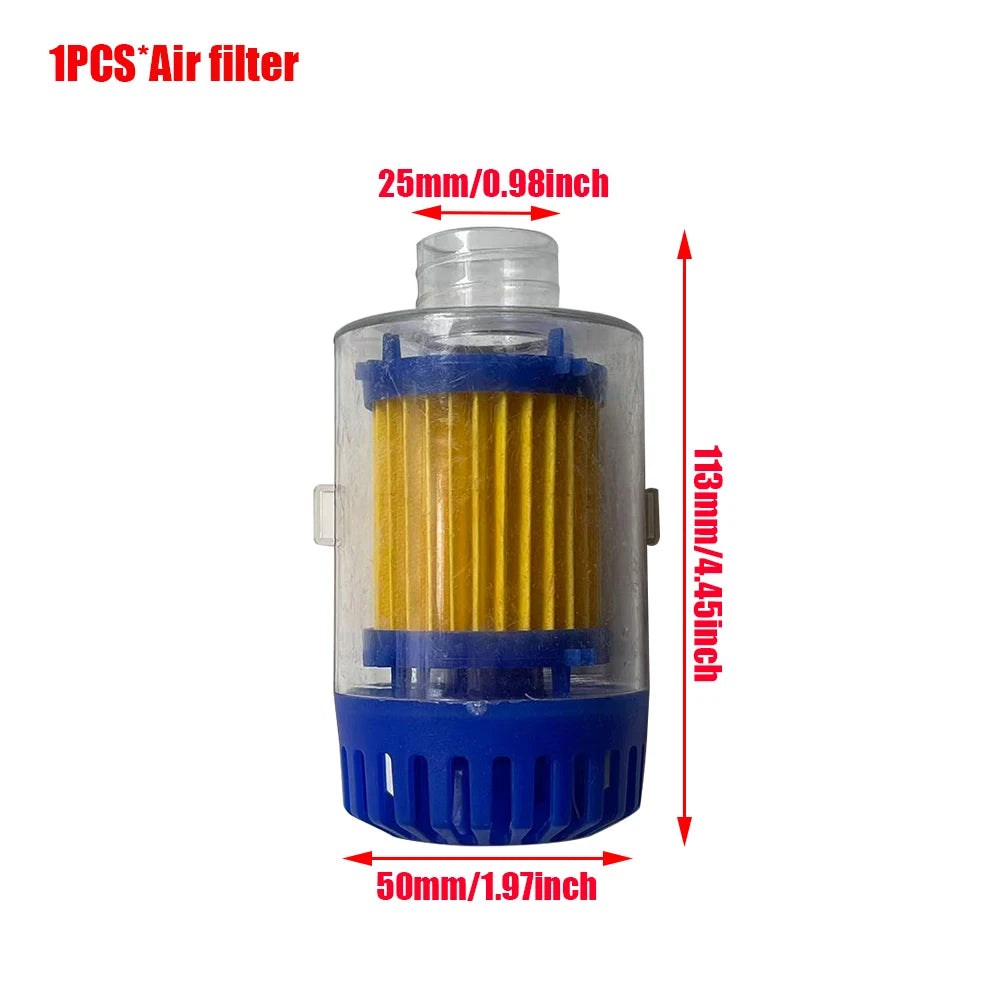 Air Diesel Heater Duct Pipe 25mm Diameter 0.6/1/2M Length Air Intake Filter for Webasto Dometic Eberspaecher