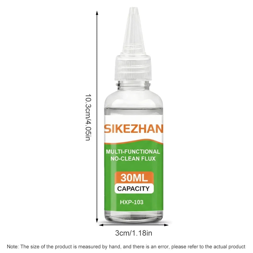 Professional Solder Flux Liquid HXP-103 High Activity No-Clean Flux for Phone Motherboard Rework SMT SMD SIKEZHAN 30ml Fluid