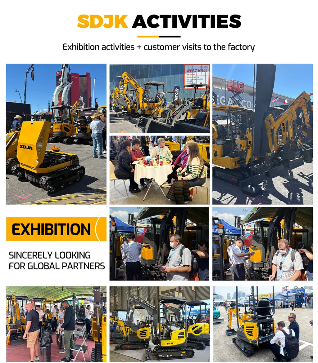 Hot Selling 1 Ton 2 Ton Mini Excavator Multifunctional Track Enclosed 2.5 Ton Small Excavator Customized and Fast Delivery