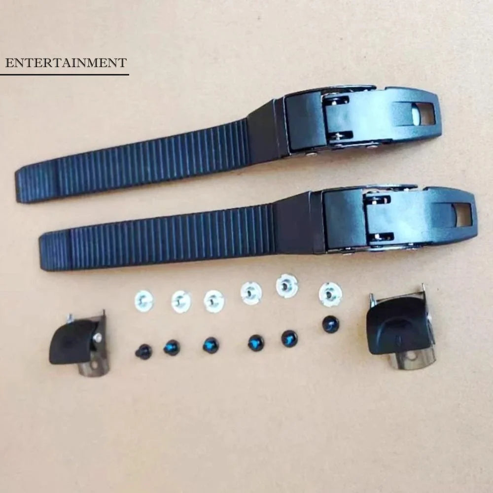 Screws Nut Roller Skates Strap Speed Skates Safety Inline Skate Fastening Straps Black Plastic Skate Strap Buckle Outdoor Sports