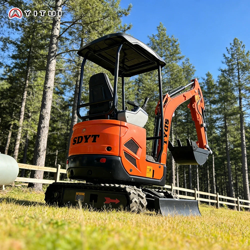2026 Customized Compact Mini Excavator 1.8 Ton Micro Digger With Tracked Chassis - Ideal For Indoor/Outdoor Digging Planting