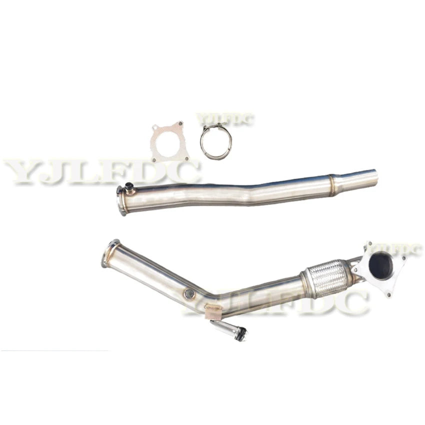 Car Exhaust Downpipe Fits for VW Golf GTI MK5 MK6 Jetta 2.0T Turbo Down Pipes For Audi A3 2.5inch - 3inch Downpipe Accessories