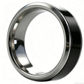 Stainless Steel Metal NFC Ntag216 Ring Programmable 888 Byte for Men and Women Wedding Ring,Can Write Anniversary Data ﻿