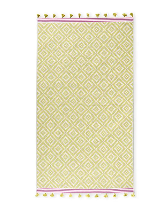 100% Cotton Modern Tropical Rectangular Fouta Towel Turkish Yarn Dyed Striped Dobby Embroidery Eco-Friendly Everyday Home Travel